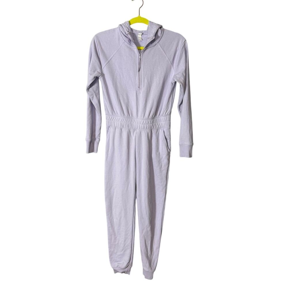 Zella Girls Time Off Hooded Jumpsuit Purple Size 10/12